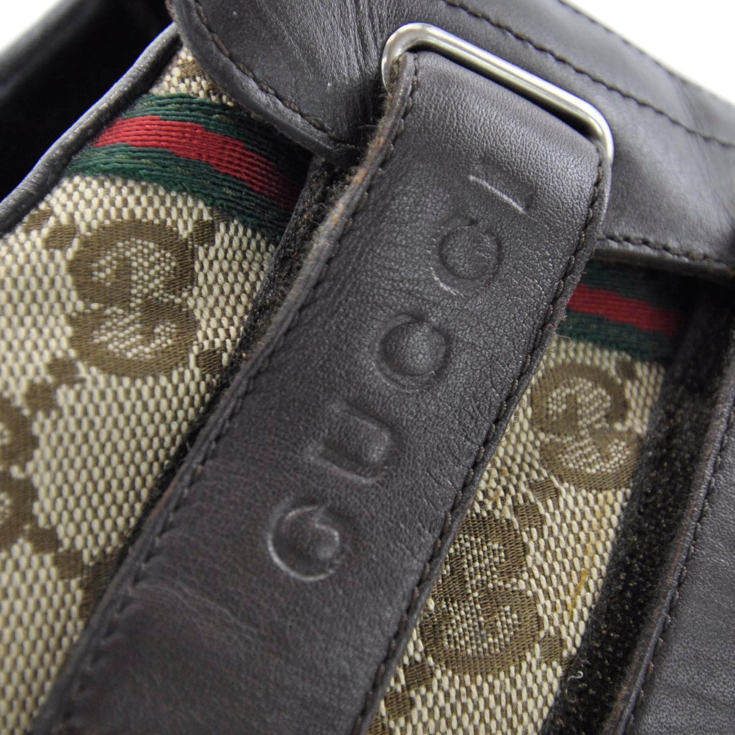 Monogram Velcro Sneakers 7 Ebony