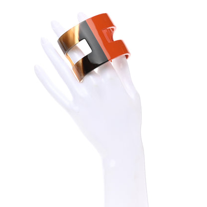 Hermes Lacquered Wood Buffalo Horn Ano Cuff PM 2 of 4