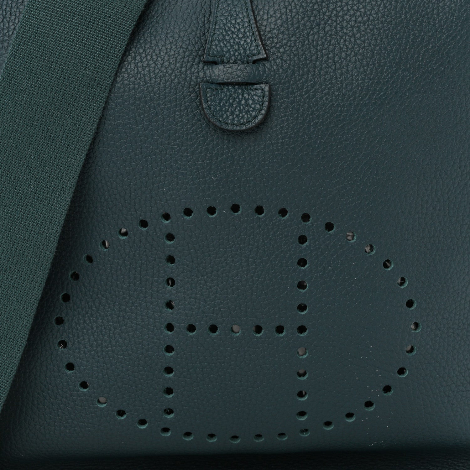 Hermes Taurillon Clemence Evelyne III PM Vert Cypress 8 of 11