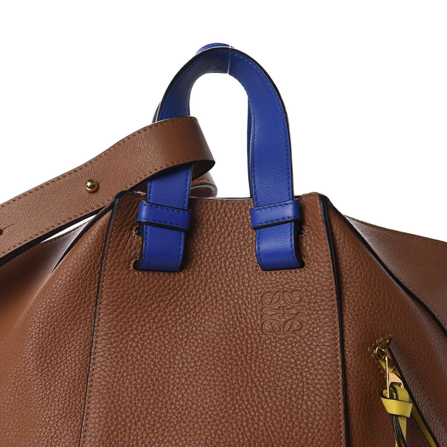 Calfskin Medium Stars Hammock Shoulder Bag Tan