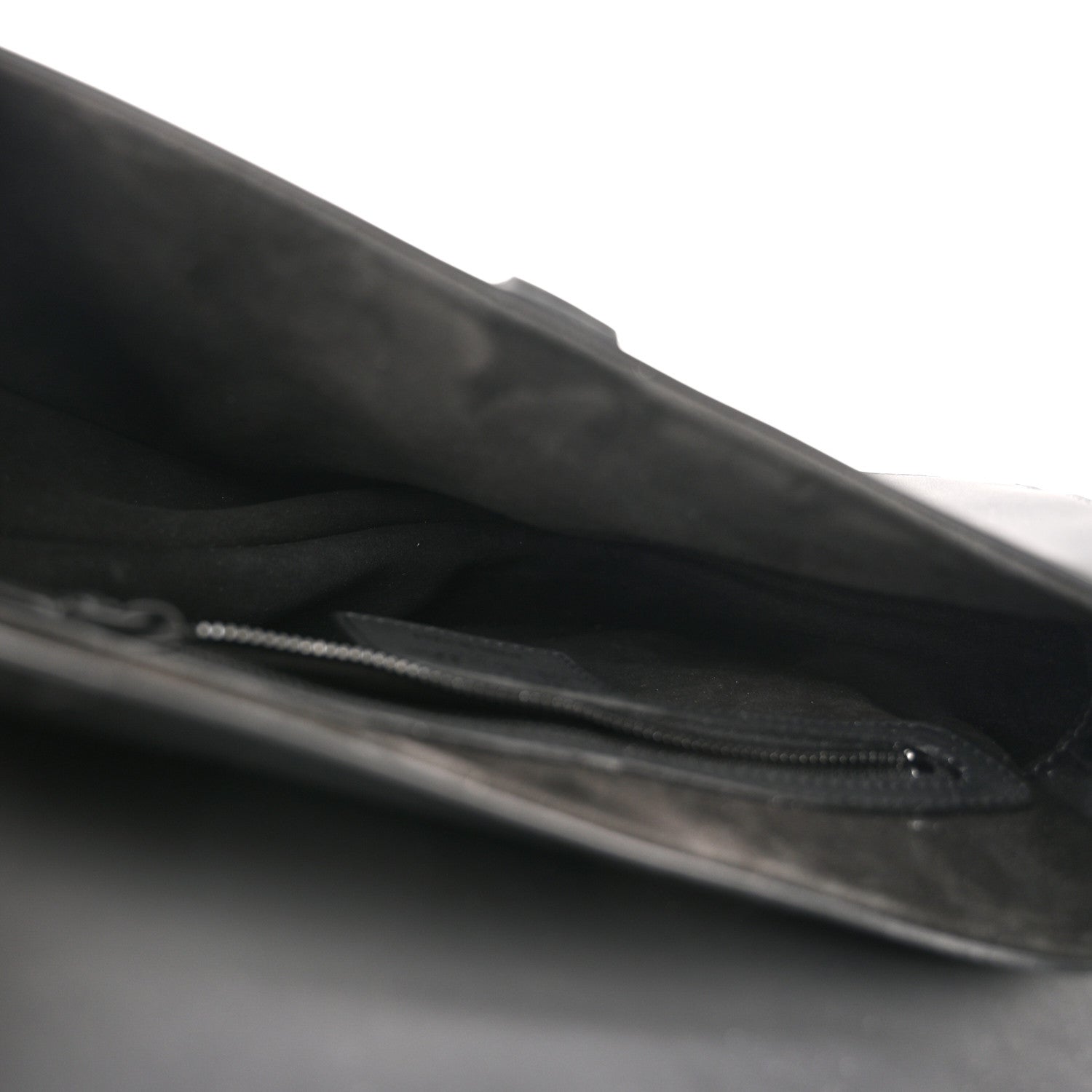 Christian Dior Ultra Matte Calfskin Saddle Bag With Strap Black 5 of 10