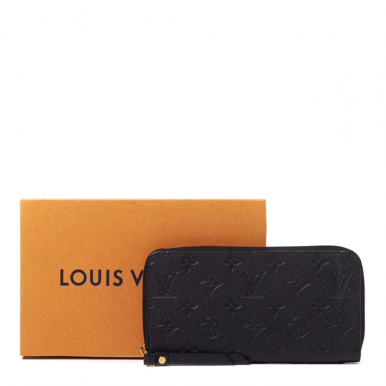 Louis Vuitton Empreinte Zippy Wallet Black 9 of 9