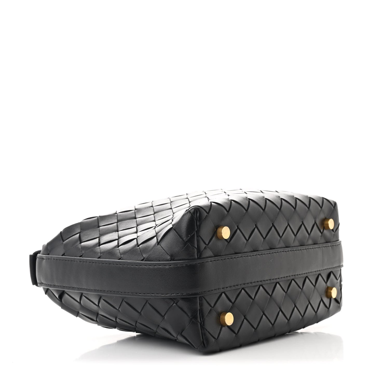 Calfskin Nappa Intrecciato Mini Wallace Black