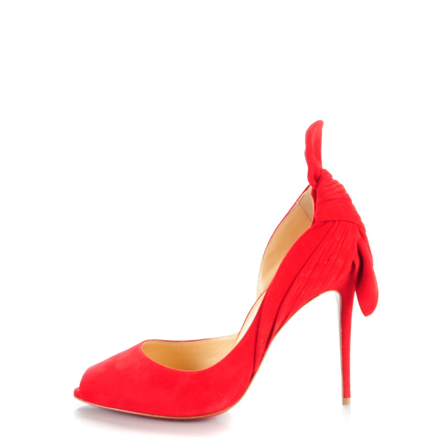 Christian Louboutin Suede Barbara 100 Pumps 38 Oeillet 1 of 8