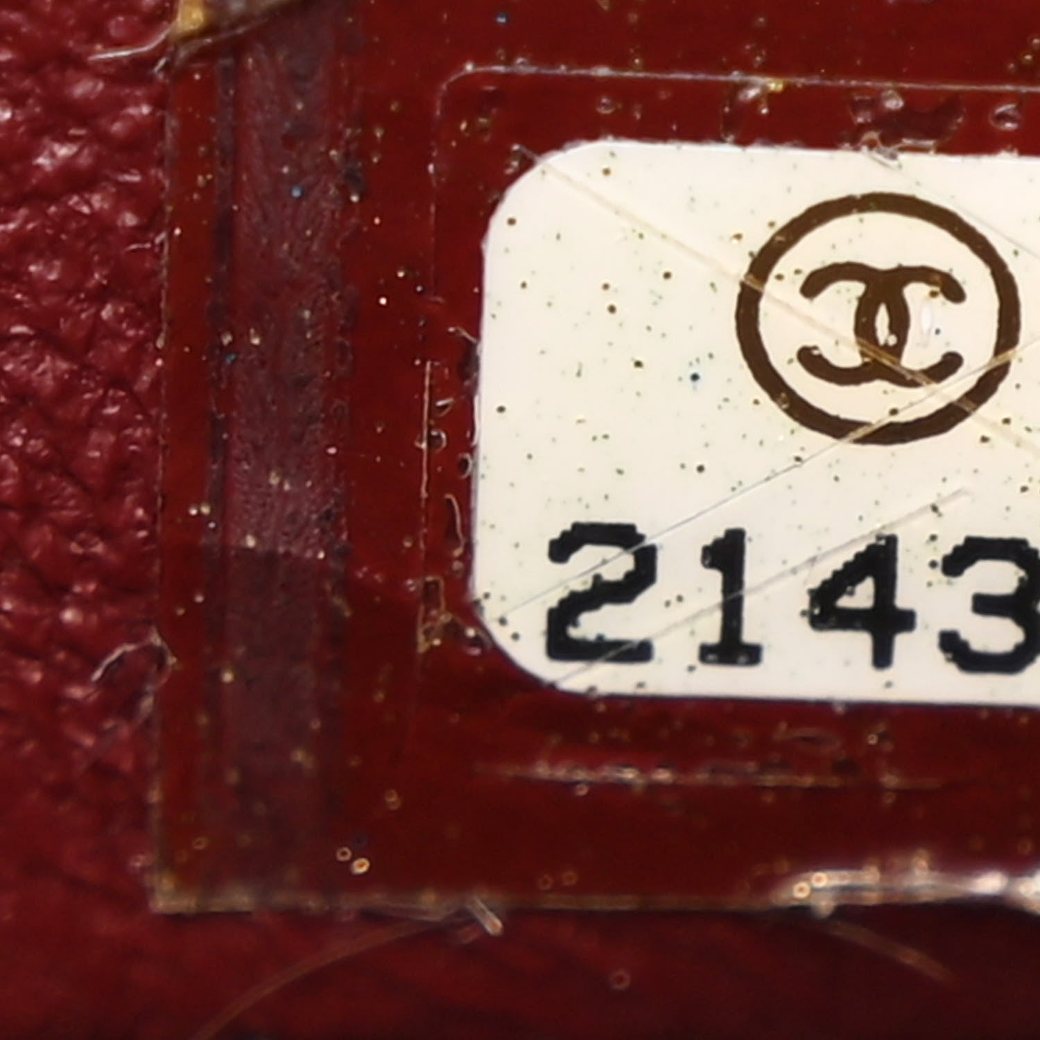 Chanel Caviar Quilted Mini Rectangular Flap Dark Red 7 of 10