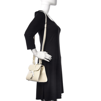Delvaux Calfskin Mini Brillant Satchel Ivory 2 of 13