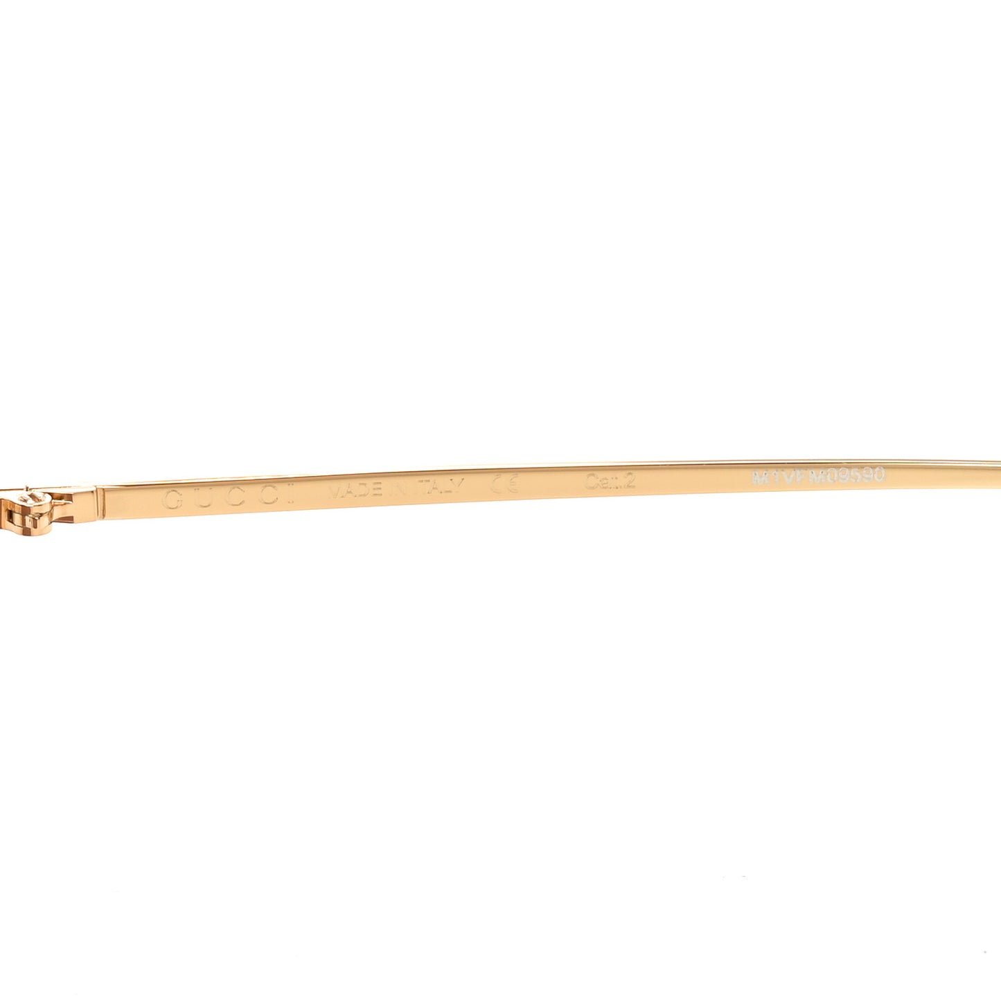 Metal Cat Eye Sunglasses GG0537S Gold Red