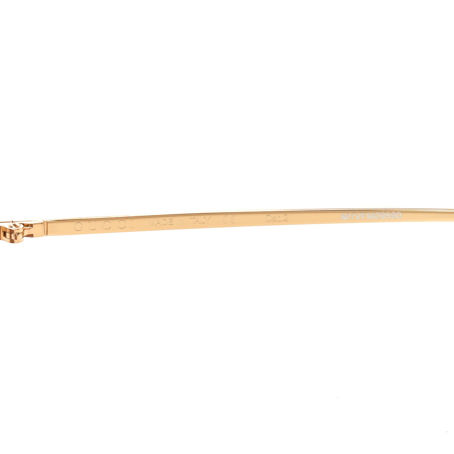 Gucci Metal Cat Eye Sunglasses GG0537S Gold Red 5 of 7