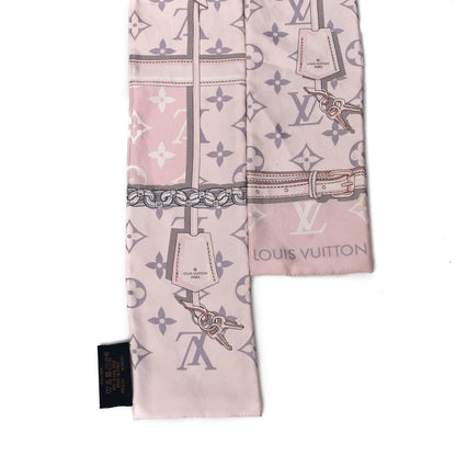 Louis Vuitton Silk Monogram Confidential Bandeau Light Pink 2 of 5