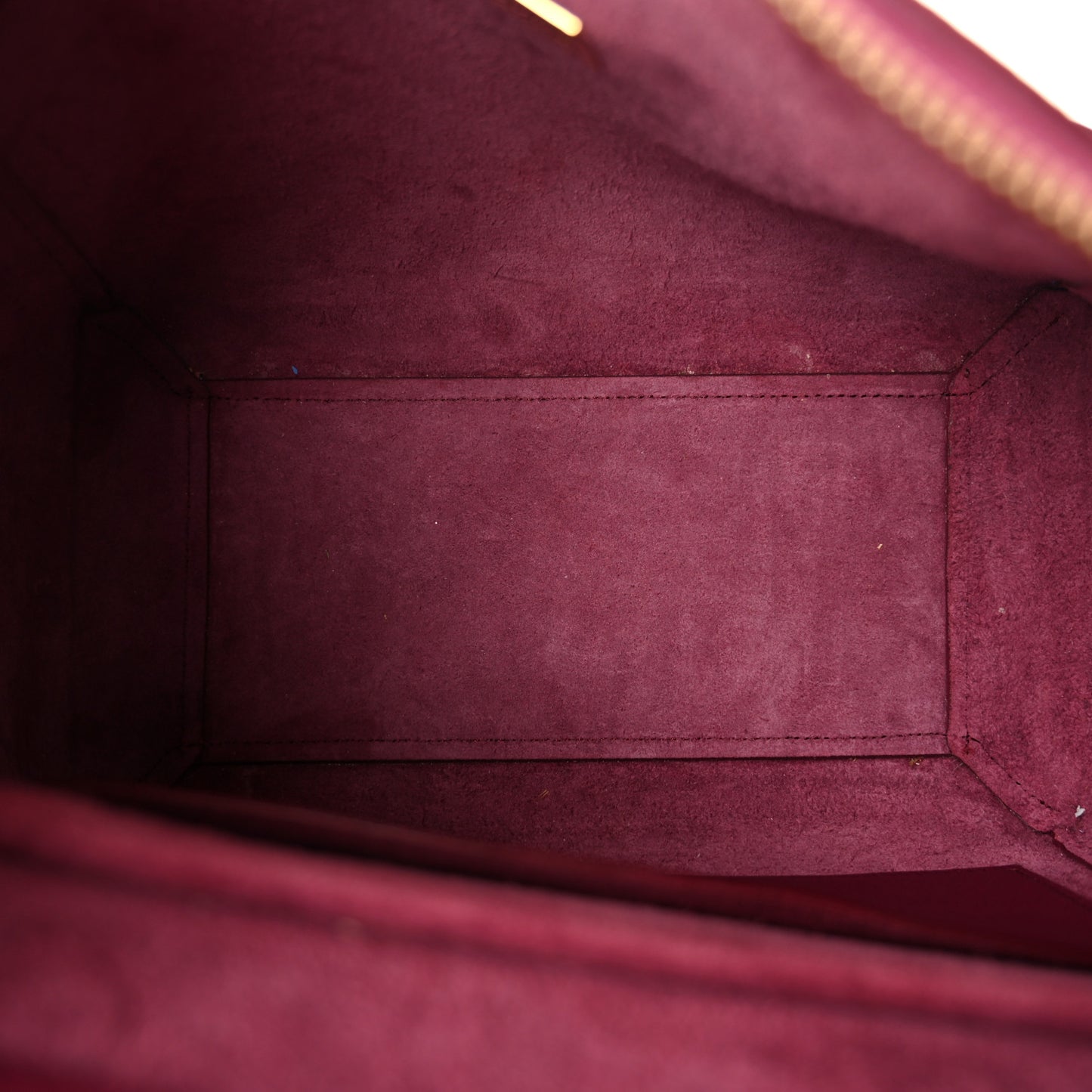 Grained Calfskin Micro Belt Bag Plum