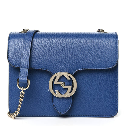 Gucci Dollar Calfskin Small Interlocking G Shoulder Bag Caspian 1 of 10
