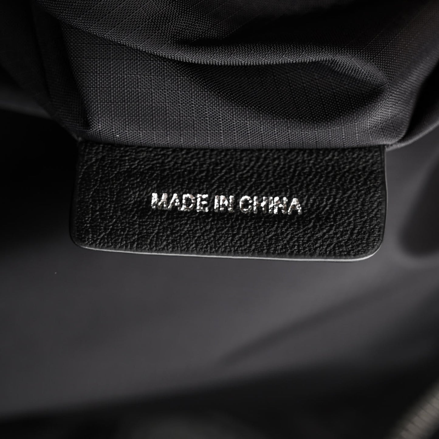 Nylon Logo Tote Black
