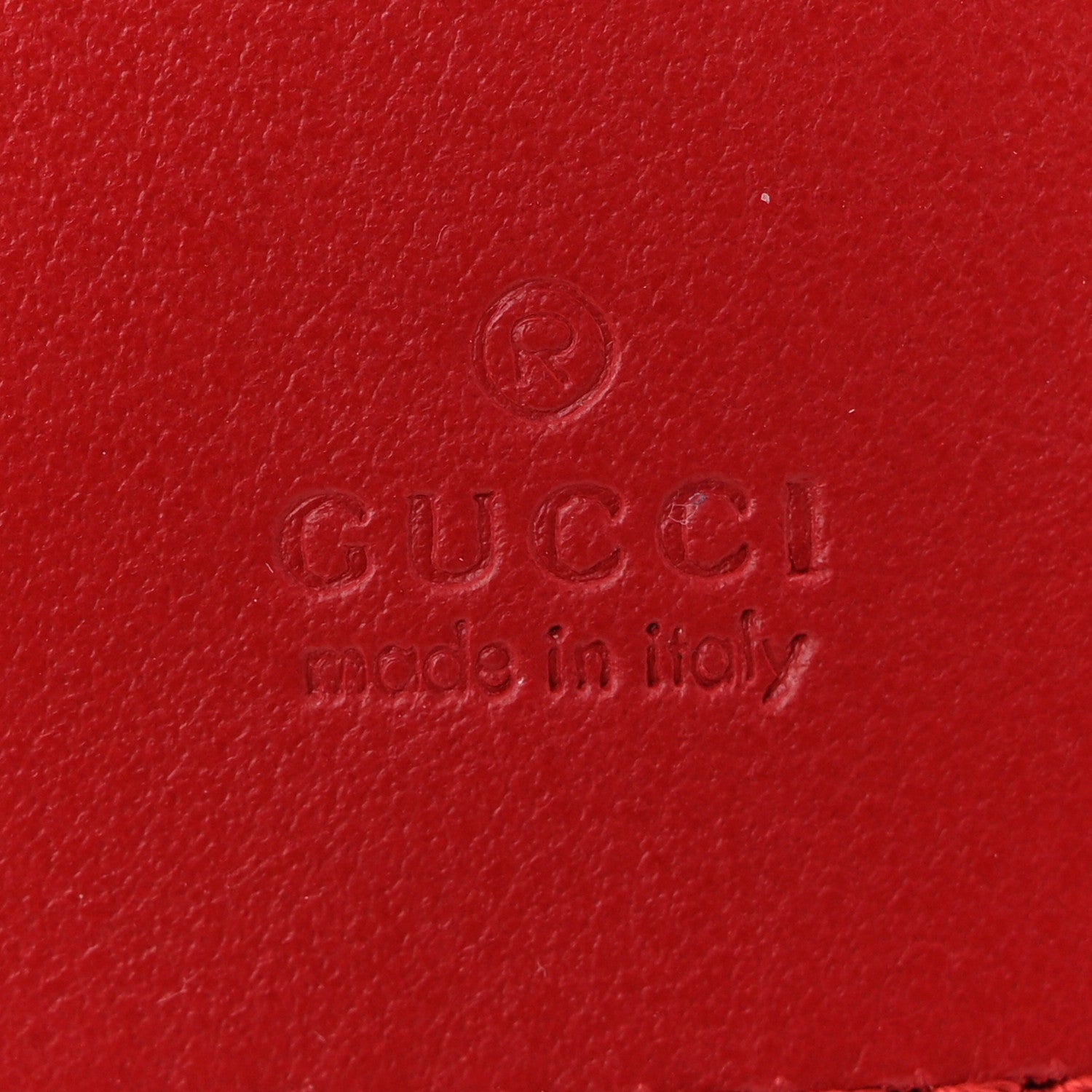 Gucci Calfskin Matelasse Mini GG Marmont 2.0 Bucket Bag Hibiscus Red 6 of 11