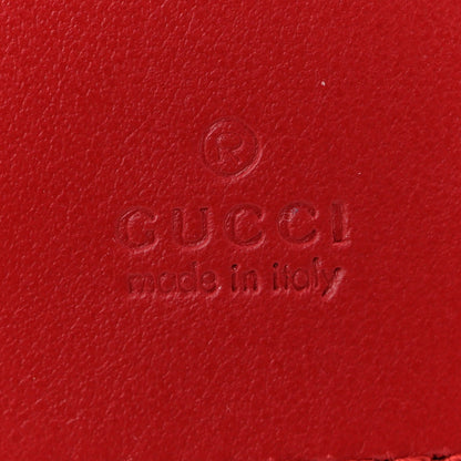 Gucci Calfskin Matelasse Mini GG Marmont 2.0 Bucket Bag Hibiscus Red 6 of 11