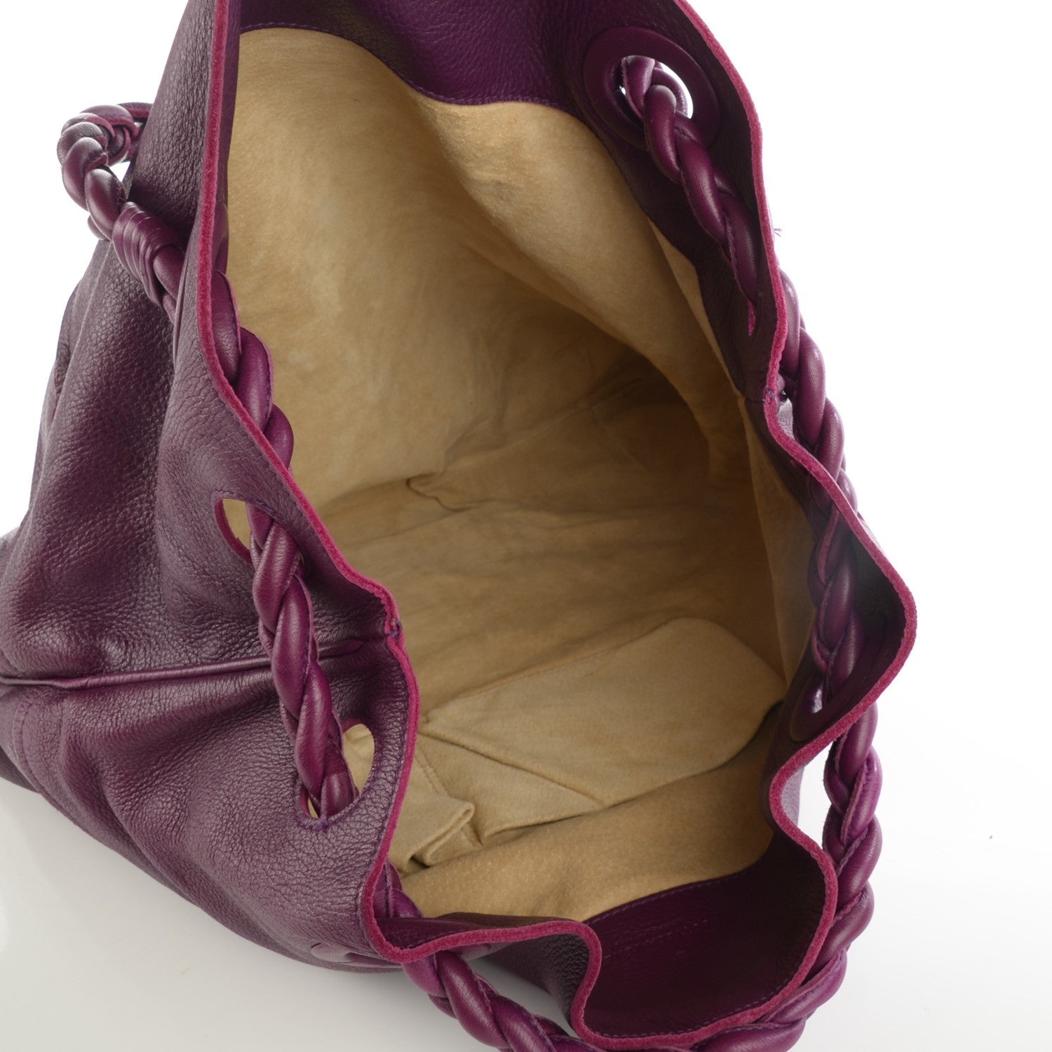 Bottega Veneta Cervo Deerskin Julie Tote Purple 5 of 8