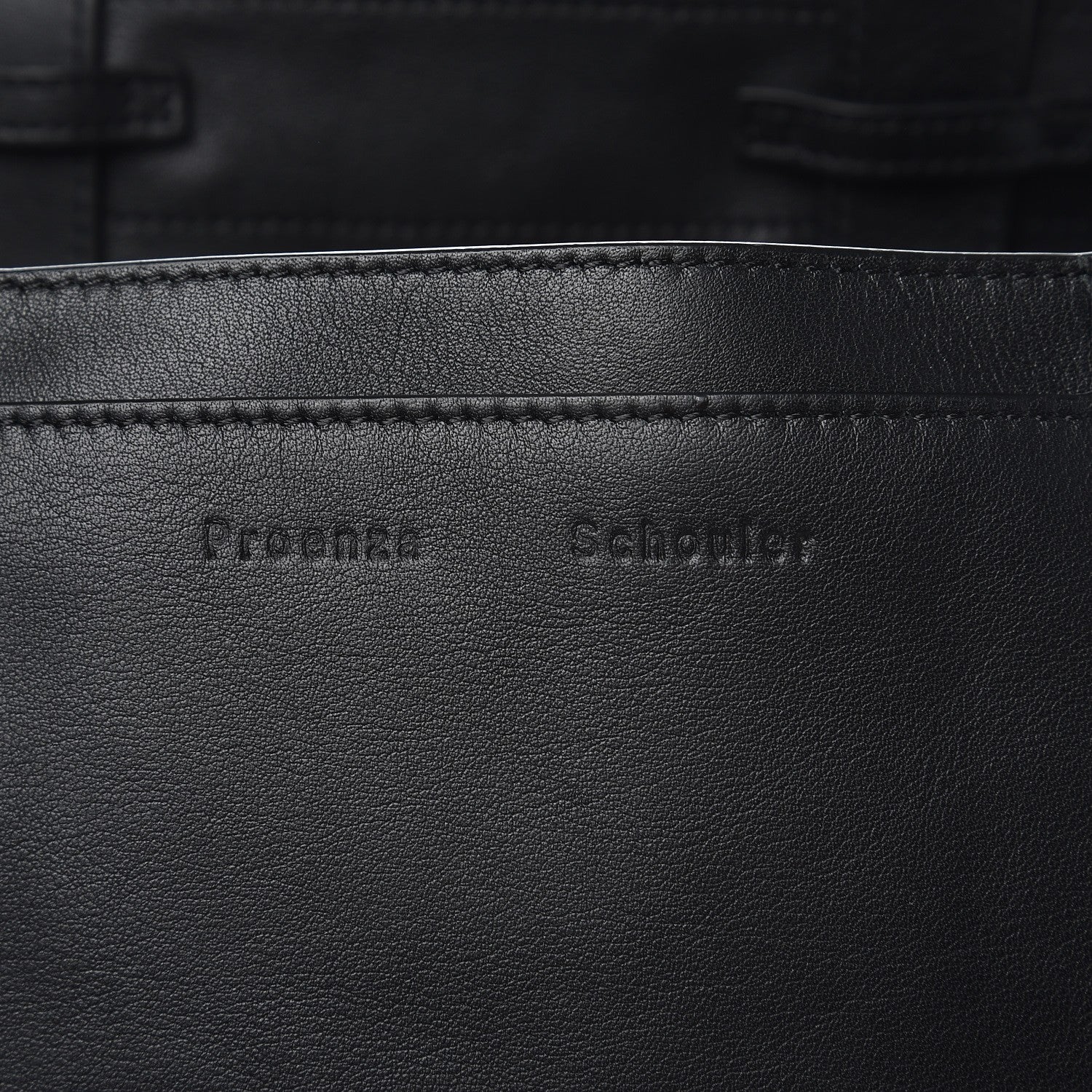 Proenza Schouler Calfskin PS Courier Backpack Black 8 of 8