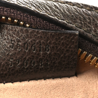 Gucci GG Supreme Monogram Web Mini Ophidia Round Shoulder Bag Brown 7 of 9