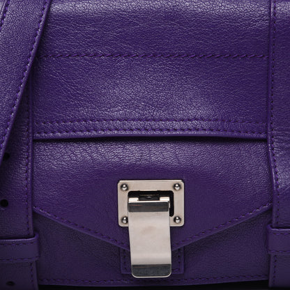 Proenza Schouler Lambskin Tiny PS1 Satchel Amethyst 10 of 10