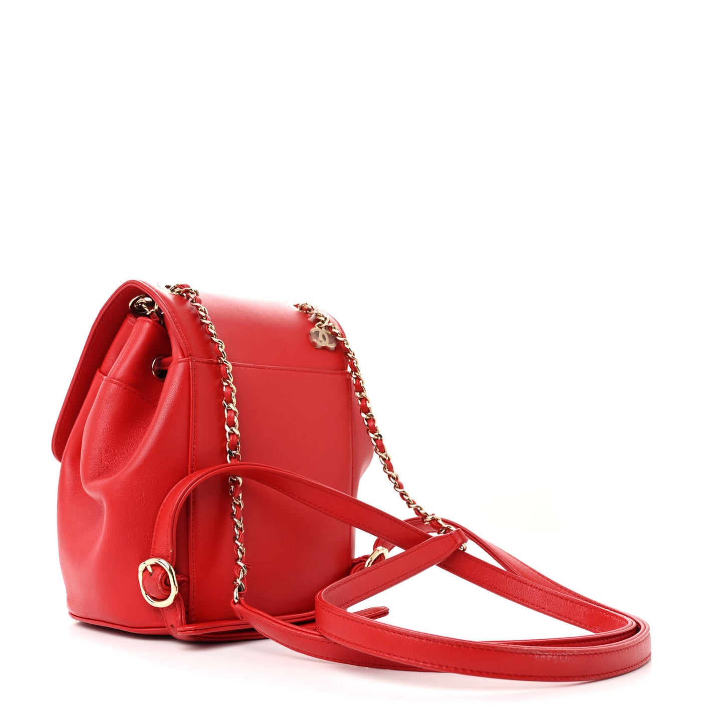 Lambskin CC Mania Backpack Red