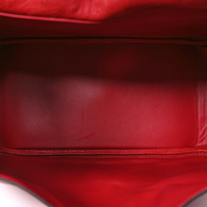 Hermes Ostrich Verso Lindy 30 Rouge De Coeur Rouge Piment 5 of 12