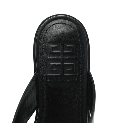 Givenchy Calfskin G Chain Sandals 36 Black 7 of 8