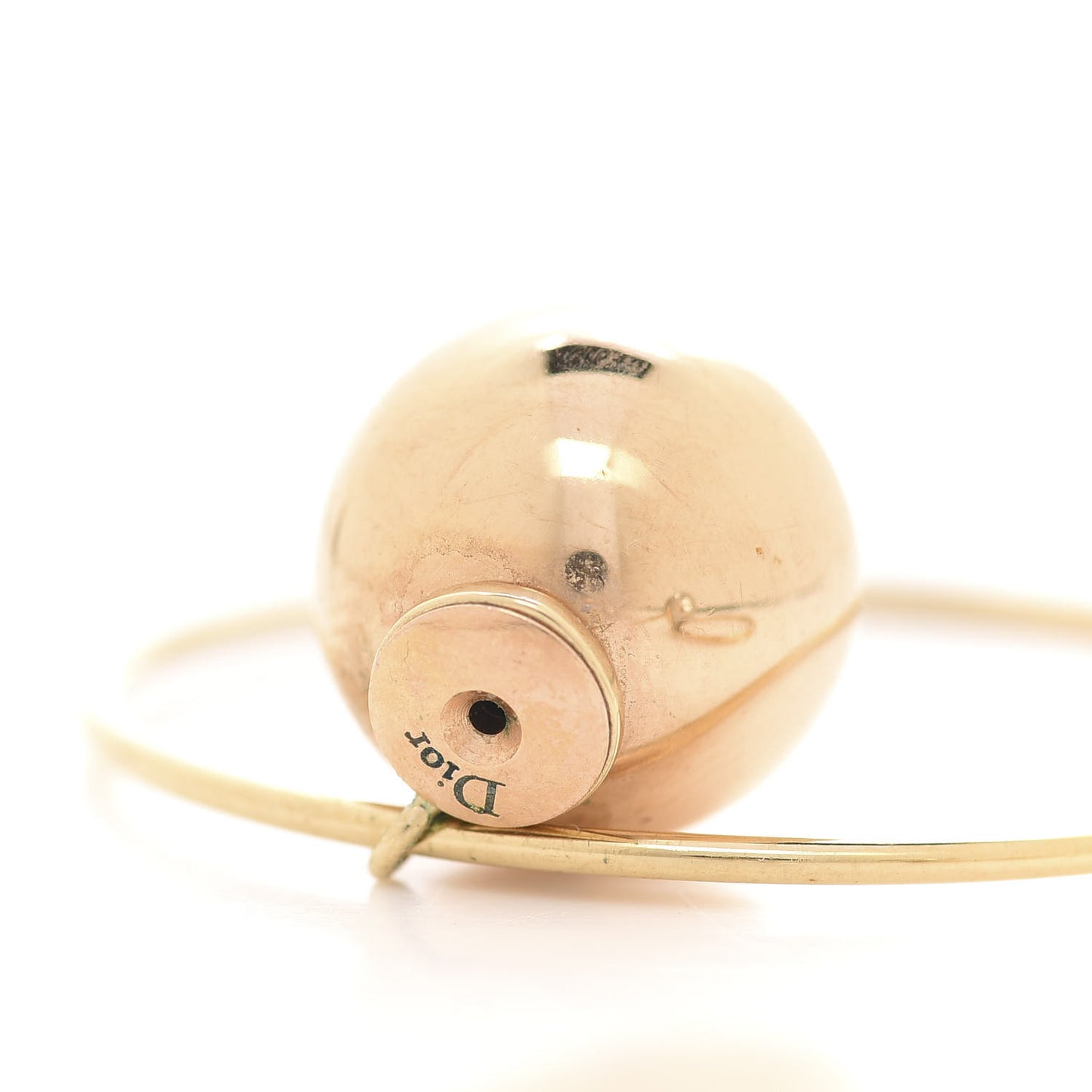 Pearl Mise En Dior Tribal Hoop Earrings