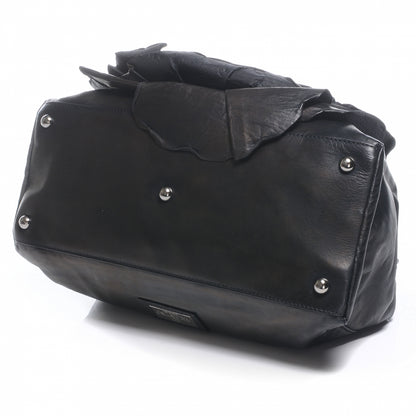 Valentino Garavani Leather Frame Petale Handbag Black 4 of 7