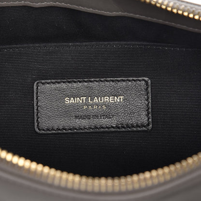Saint Laurent Calfskin Teen Monogram Crossbody Bag Grey 6 of 7
