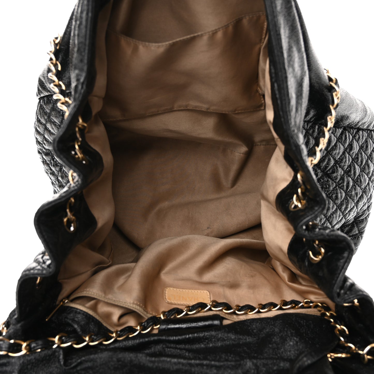 Vinyl XXL Rock and Chain Flap Black