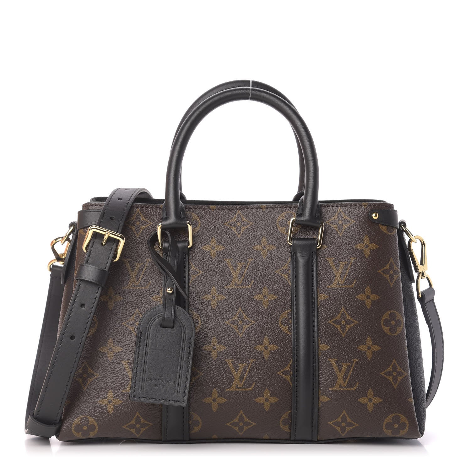 Louis Vuitton Monogram Soufflot BB Black 1 of 14