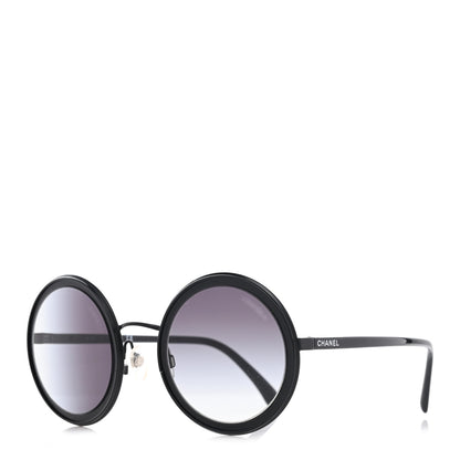 Chanel Round Sunglasses 4226 Black 1 of 12