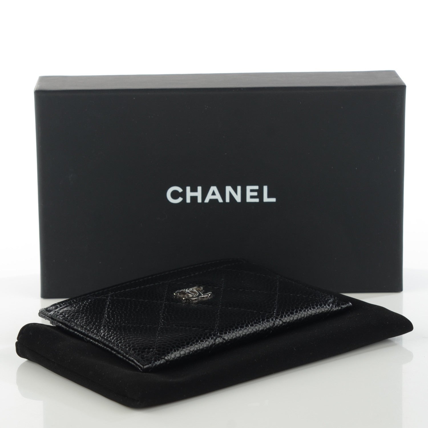 Chanel Caviar Quilted Card Holder Black 4 of 8