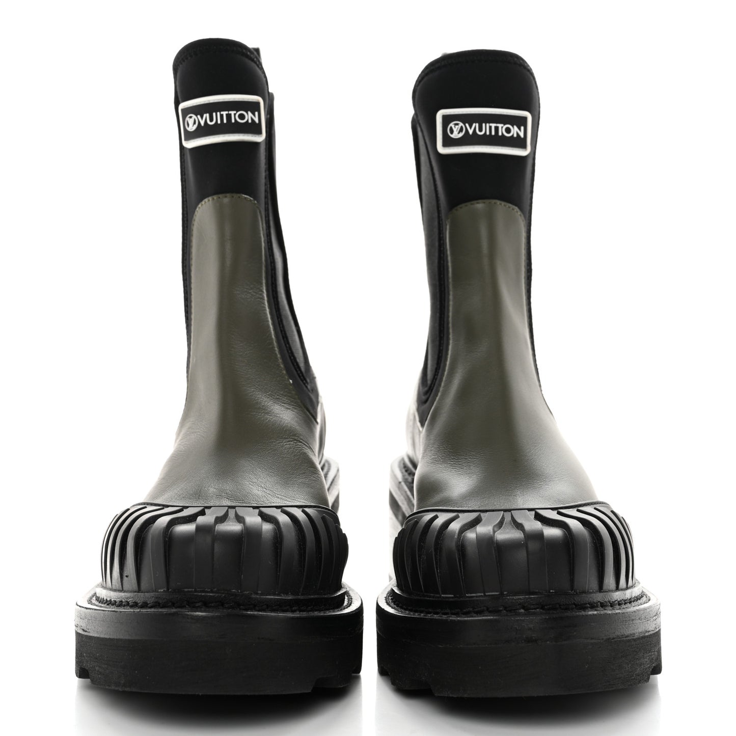 Calfskin Beaubourg Ankle Boots 39 Black Green
