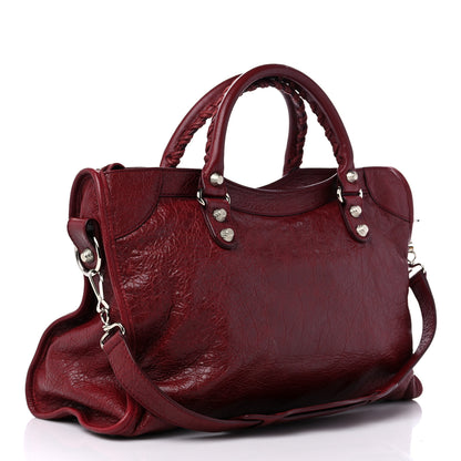 Balenciaga Agneau Giant 12 Silver Hardware City Rouge Cerise 3 of 16