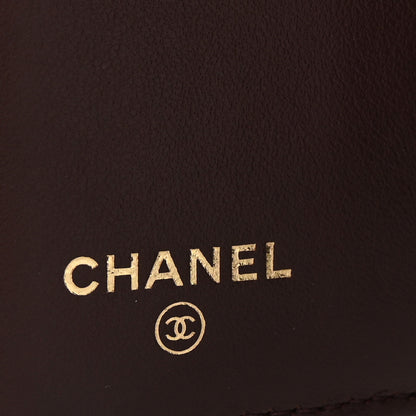 Chanel Caviar Quilted Tri-Fold Flap Wallet Black 6 of 8