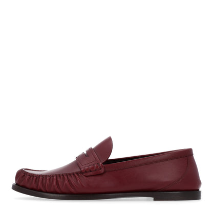 Saint Laurent Vitellino Lux Laurent 05 Mocassins 40 Vendome Red 1 of 11