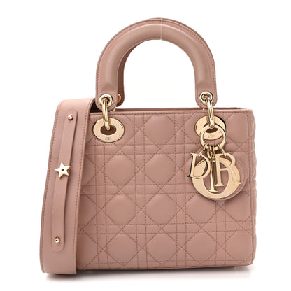 Christian Dior Lambskin Cannage Small My ABCDior Lady Dior Blush 1 of 10