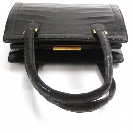 Vintage Porosus Crocodile Pullman Black