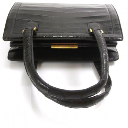Hermes Vintage Porosus Crocodile Pullman Black 6 of 9