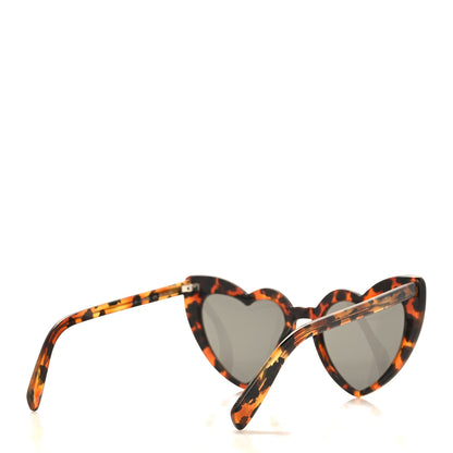 Saint Laurent Acetate Heart Frame Loulou SL181 Sunglasses Tortoise 4 of 8