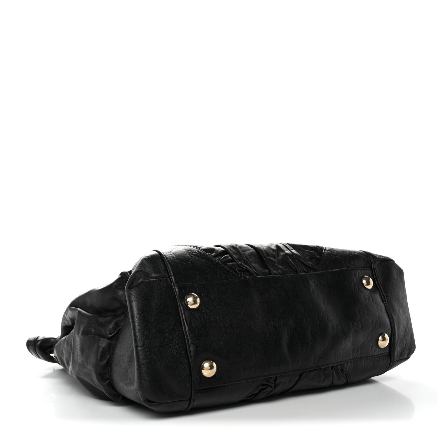 Calfskin Guccissima Full Moon Tote Black