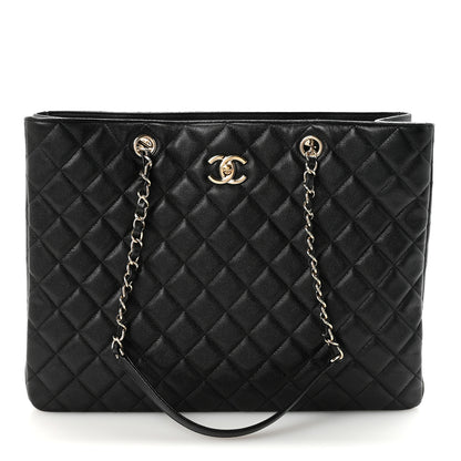 Chanel Caviar Quilted Large Shopping Tote Black 1 of 10