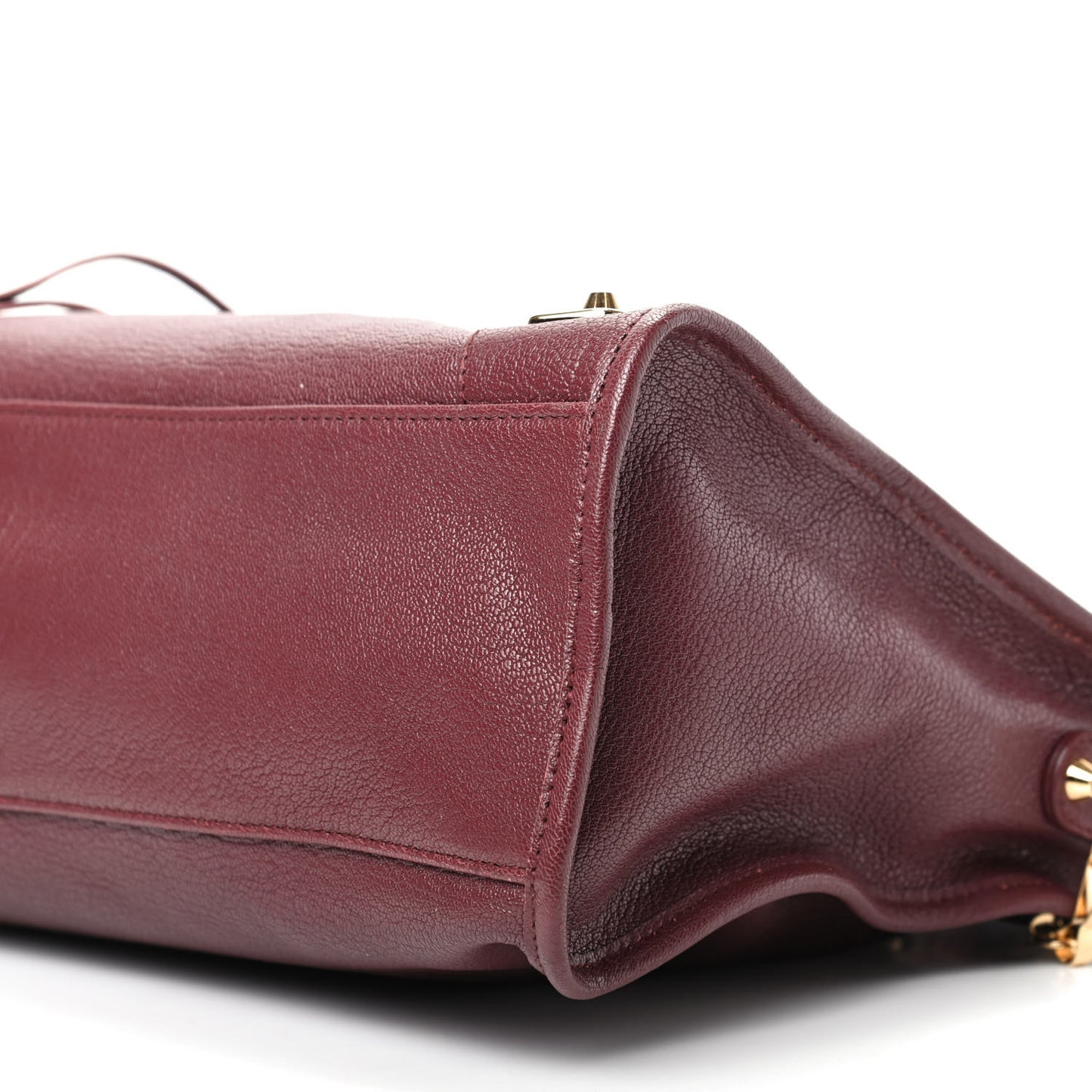 Chevre Gold Metallic Edge Hardware City Cassis