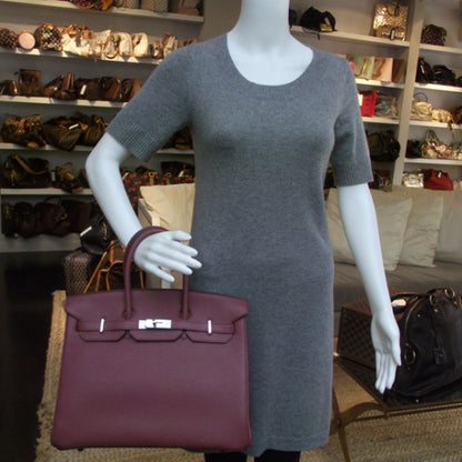 Hermes Togo Birkin 35 Bois de Rose Rosewood 2 of 12