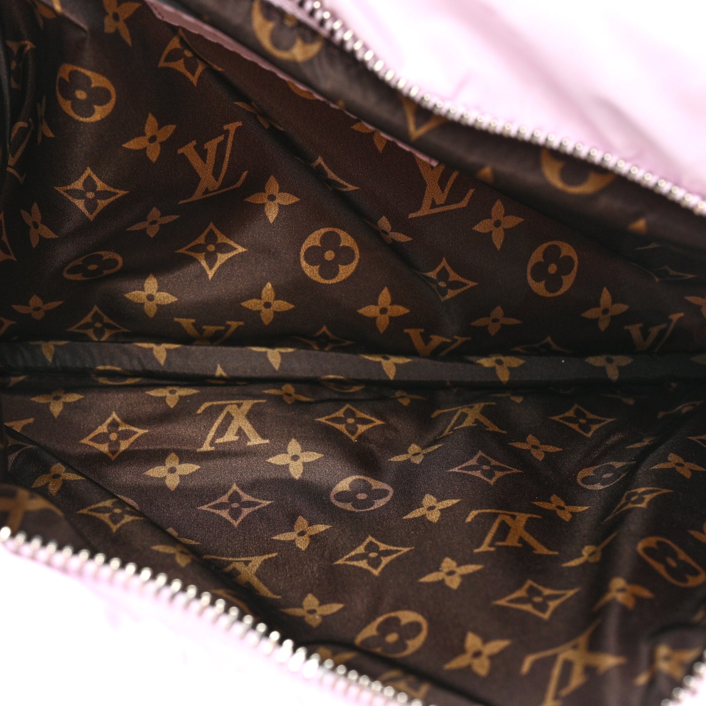 Econyl Monogram Pillow Maxi Multi Pochette Accessories Silver Pale Pink