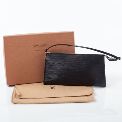 Louis Vuitton Epi Pochette Accessories 24 Black 9 of 9