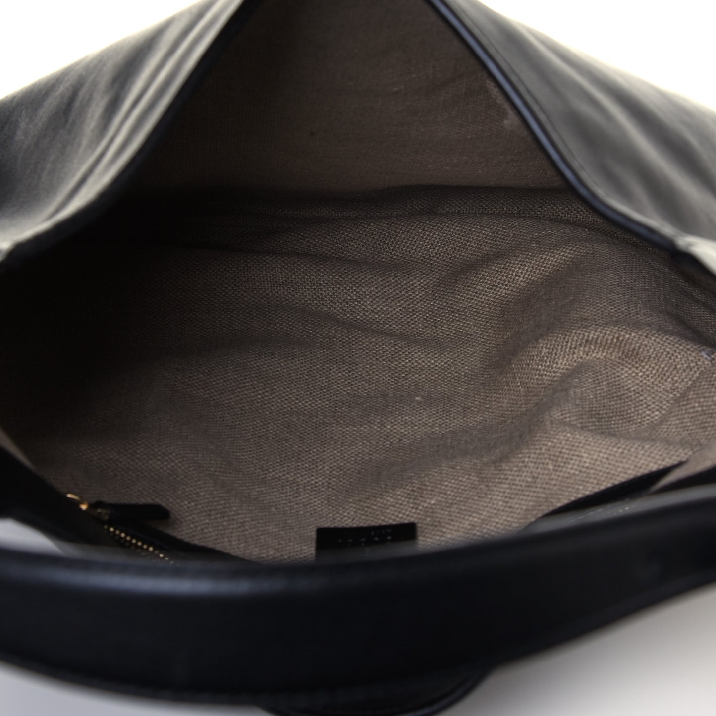 Calfskin Large Jackie O Bouvier Hobo Black