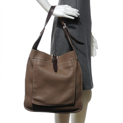 Hermes Taurillon Clemence Marwari GM Etoupe 2 of 8