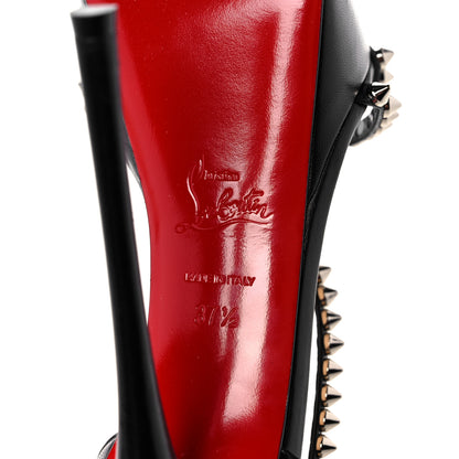 Christian Louboutin Nappa So Spike Alta 150 Sandals 37.5 Black 6 of 9