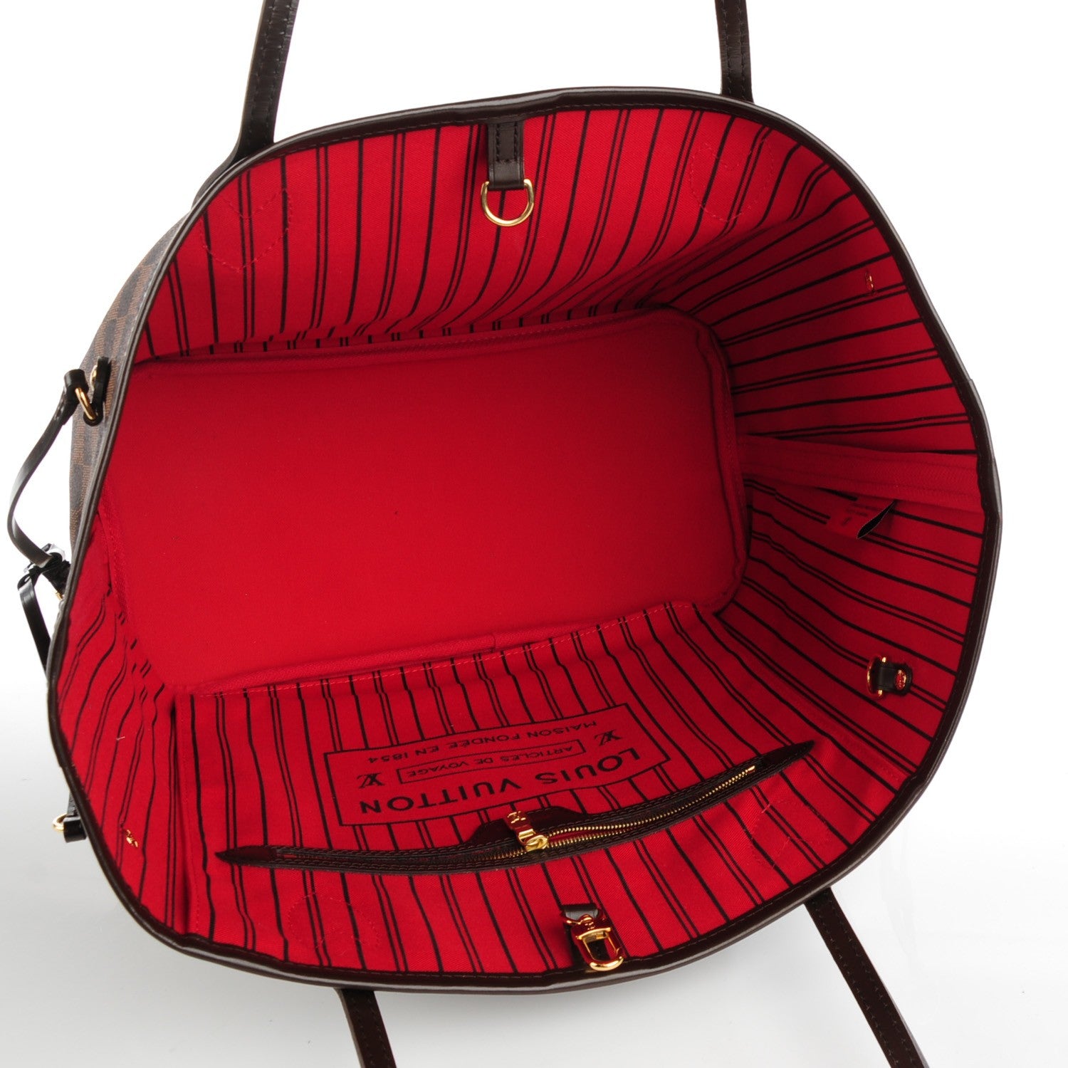 Louis Vuitton Damier Ebene Neverfull MM 5 of 8